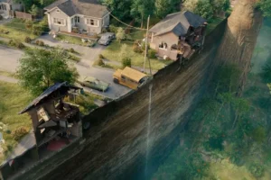 The scene of the new film The End OF Oak Street