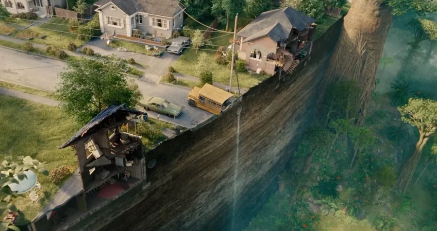 The scene of the new film The End OF Oak Street